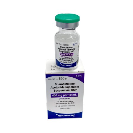 Triamcinolone Acetonide MDV (Kenalog) 400mg per 10ML (40mg per mL) Intramuscular or Intra-Articular Use only Northstar Rx by Northstar Rx  ID 16714-0150-01